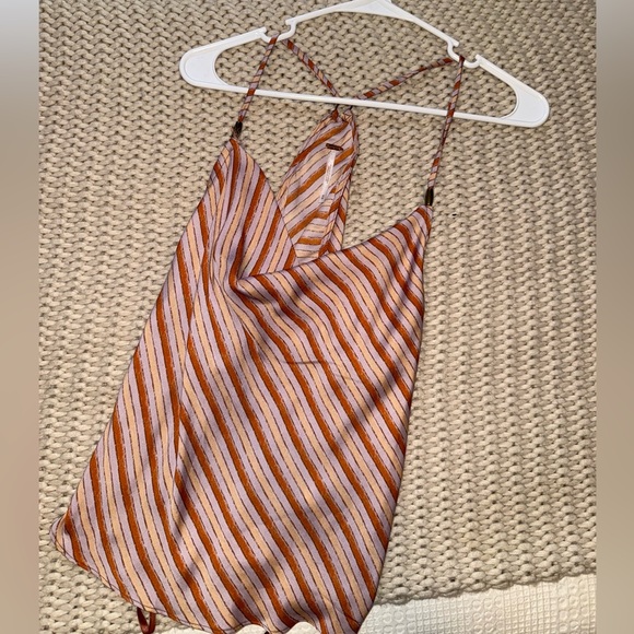 Free People cowl neck tank top - Picture 1 of 3